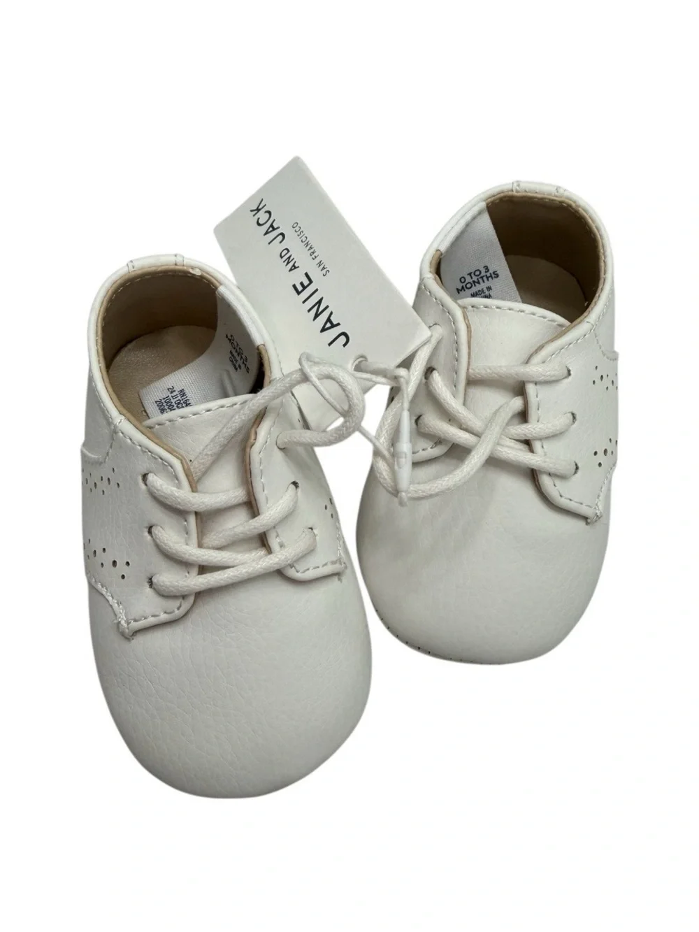 Janie and Jack Gender Neutral Baby Saddle Shoes